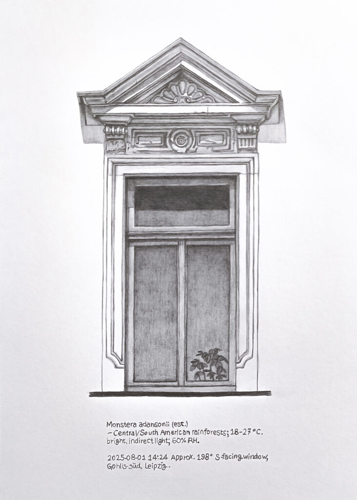 Price of Sunlight 8, 2025 Pencil on paper 15 × 20 cm
